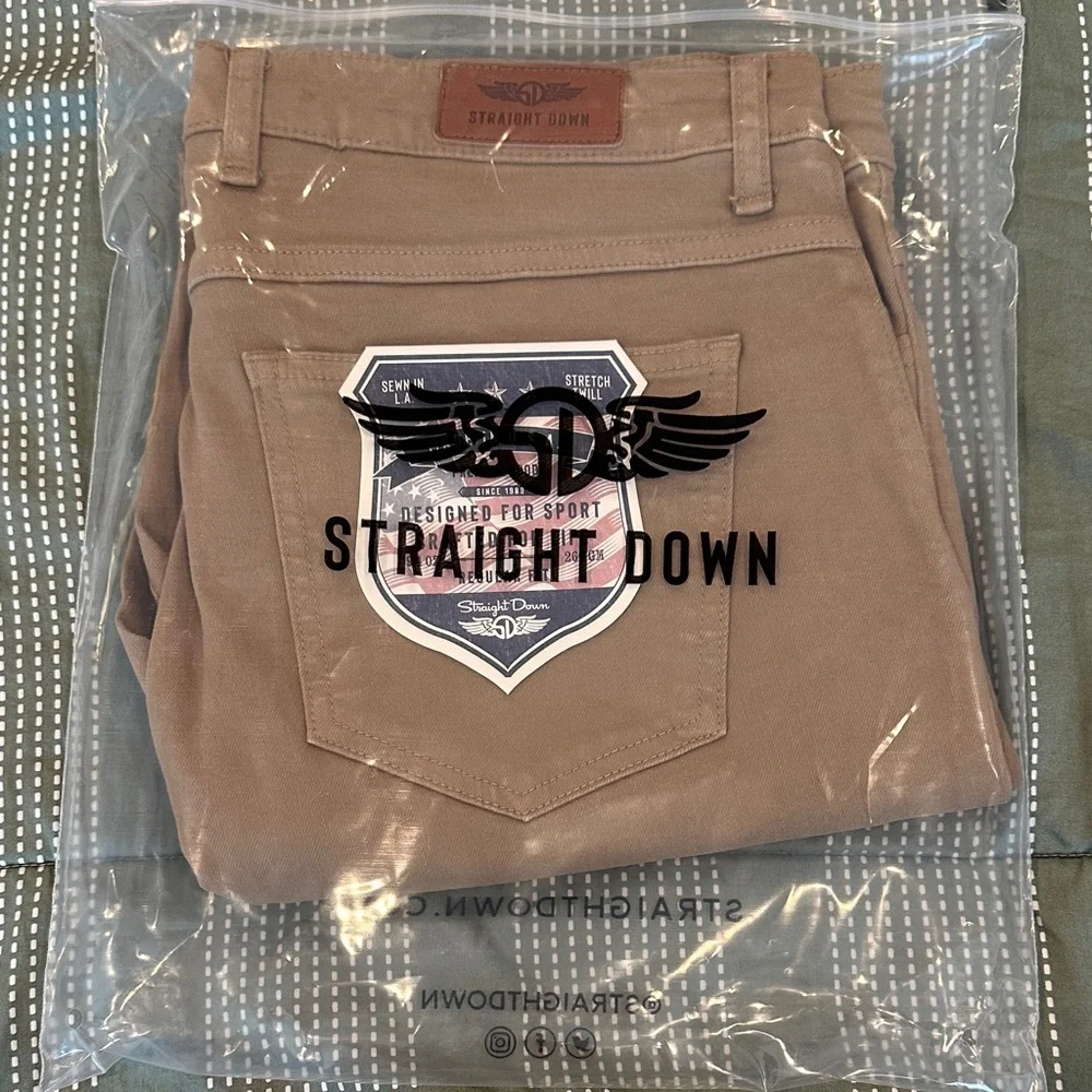 Straight Down Men's Henderson 5-Pocket Pant - Bronze 
34x32 - Picture 3 of 7